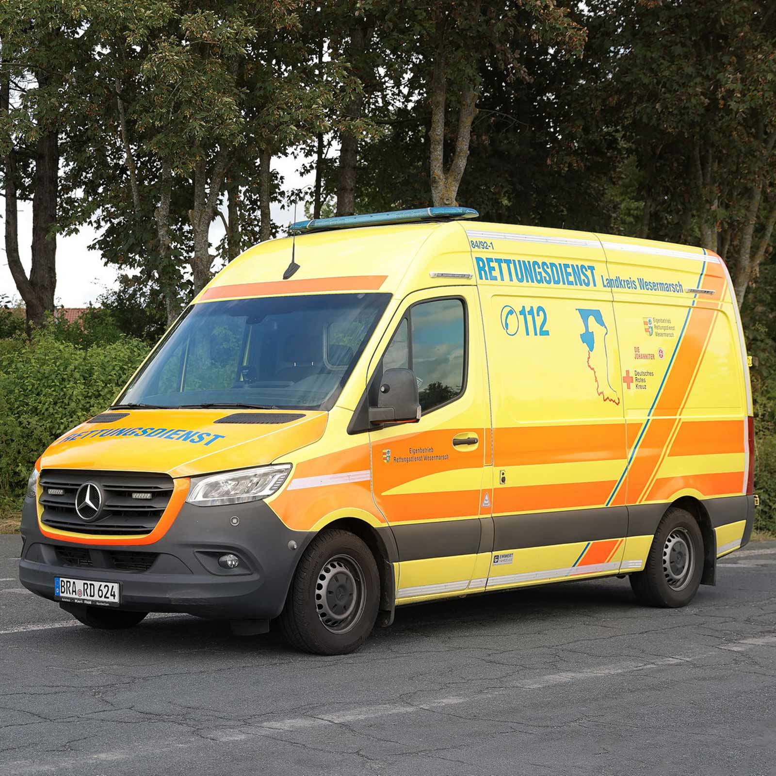 Rettungswagen - Eigenbetrieb Rettungsdienst Wesermarsch
